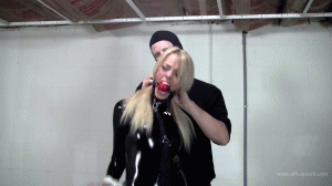 www.officeperils.com - Bella Ink - Double Crossed in Shiny PVC thumbnail
